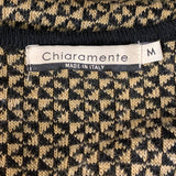 Chiaramente Medium Made In Italy Wool Blend Long Sleeve Sweater Dress Bow Detail