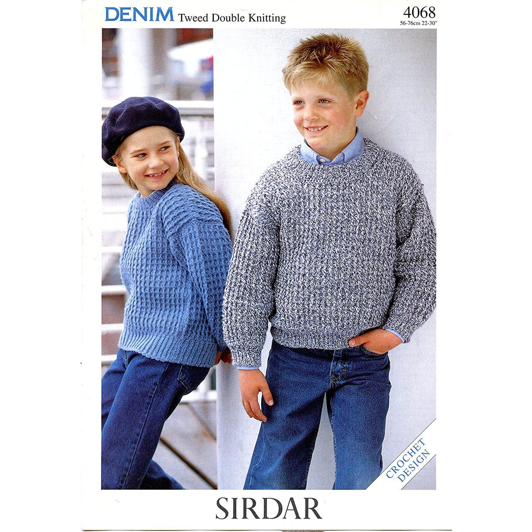 New Sirdar 4068 Denim Tweed DK Children&