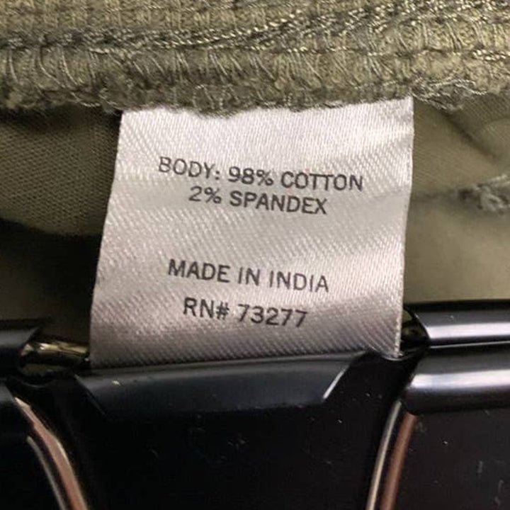 Sonoma Goods for Life Plus Size 18 Olive Green Cotton Blend Cargo Pants