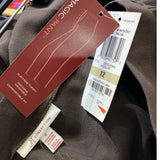 New JM Collection 12 Magic Pant Slimming Career Chocolate Brown Washable Pants