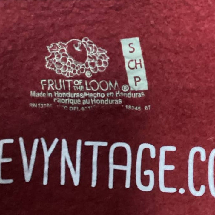 Hand Printed Small Upcycled Watercolor Flower Peony Aster Bouquet Sweatshirt