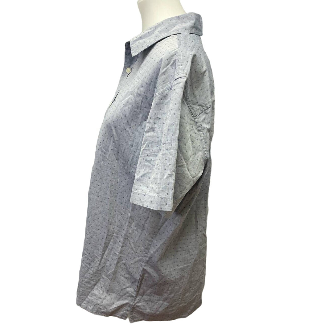 Goodfellow &amp; Co Mens Large 100% Cotton Short Sleeve Button Down Casual Shirt