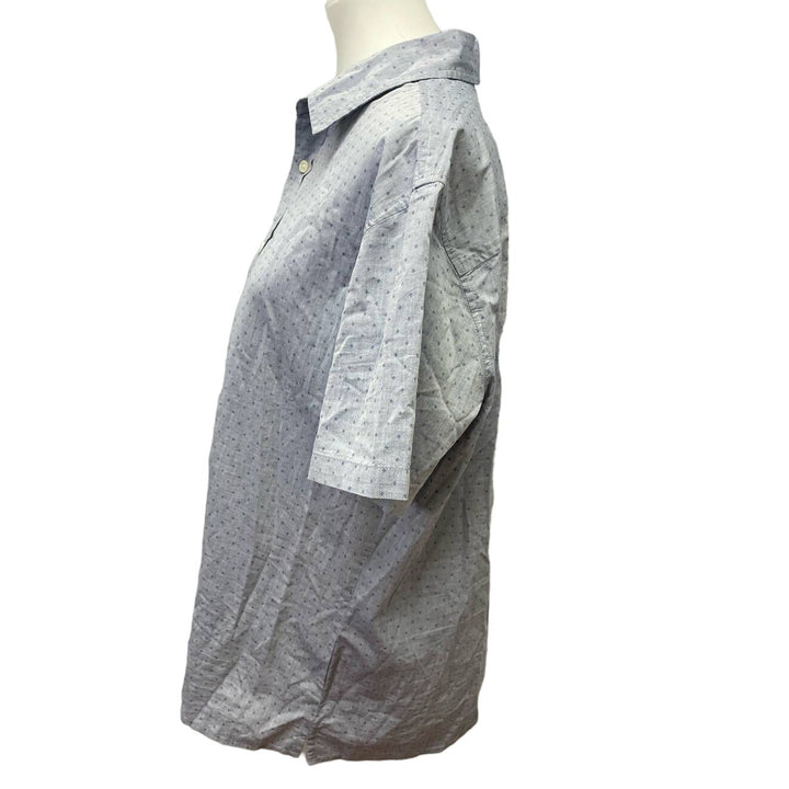 Goodfellow &amp; Co Mens Large 100% Cotton Short Sleeve Button Down Casual Shirt