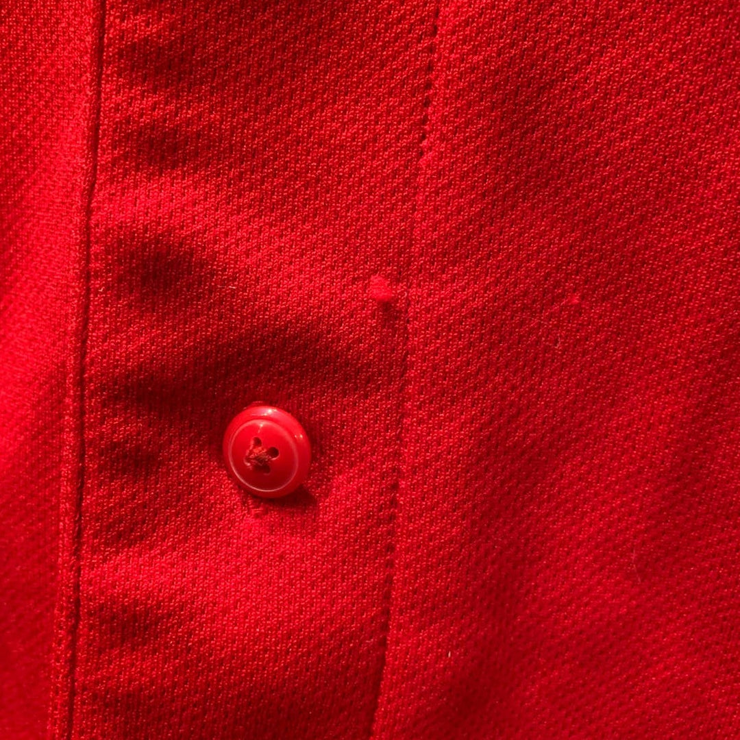 True Fan Mens Medium St Louis Cardinals Baseball button down jersey shirt