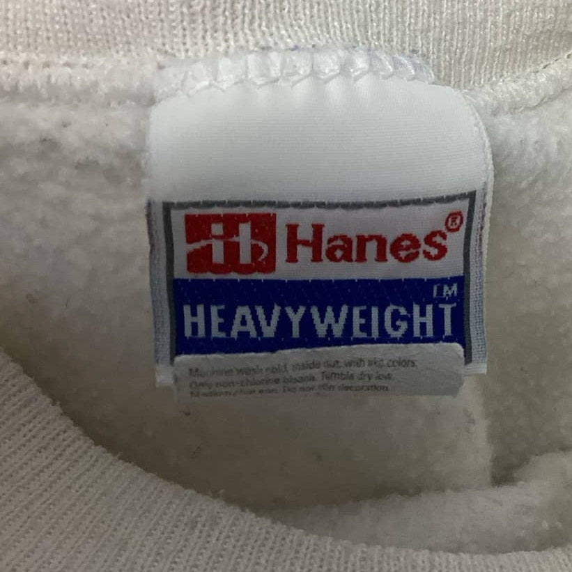 Vintage Hanes Heavyweight XL Americana USA Flag CrewNeck Cotton Blend Sweatshirt