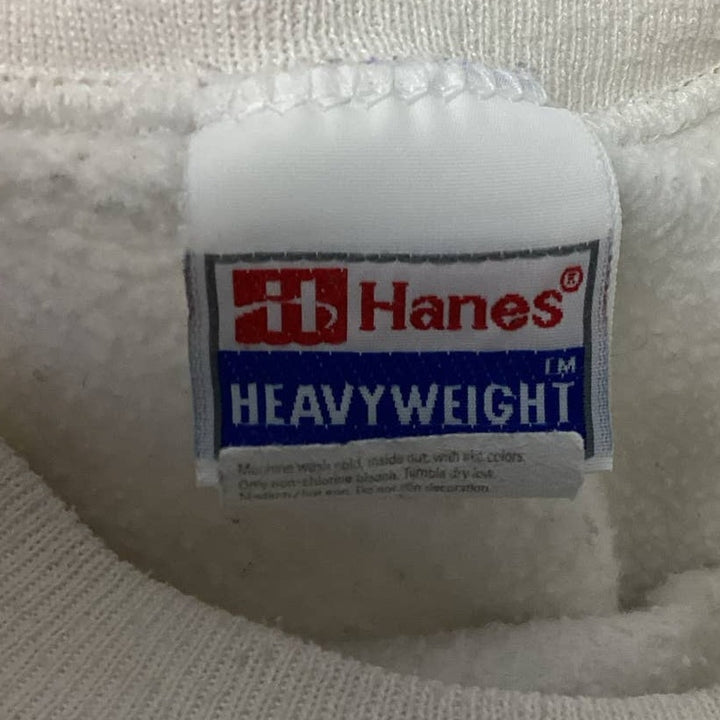 Vintage Hanes Heavyweight XL Americana USA Flag CrewNeck Cotton Blend Sweatshirt