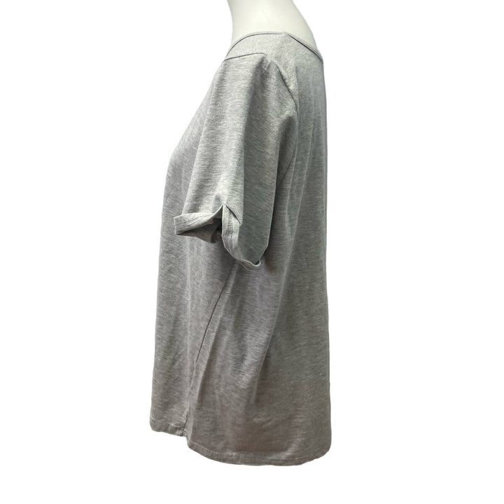 AVON Womens Size 1X My Boss Calls Me Mom Short Rolled Sleeve Crew Neck Tee