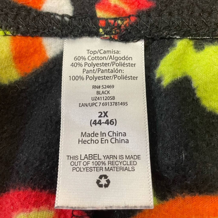 Womens 2X Halloween Candy Corn Goodies Jack O&