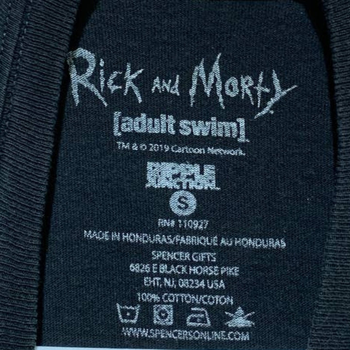 Rick and Morty Small Adult Swim 100% Cotton Cartoon Network Stay Awake Tee Shirt