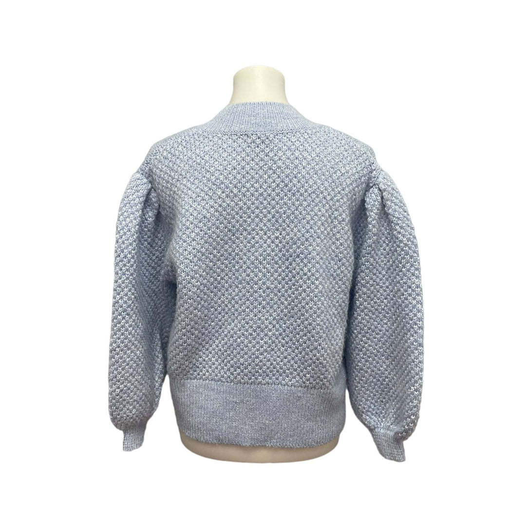 Who What Wear Womens Medium Wool Acrylic Blend Button Up Cardigan Sweater