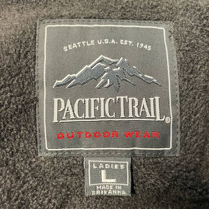 Pacific Trail Womens Large Outdoor Wear Polyester Blend Windbreaker Zipper Coat