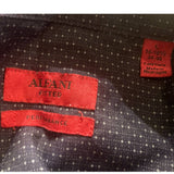 Alfani Large Men Fitted Performance 16-16.5 Easy Care Long Sleeve Buttoned Shirt