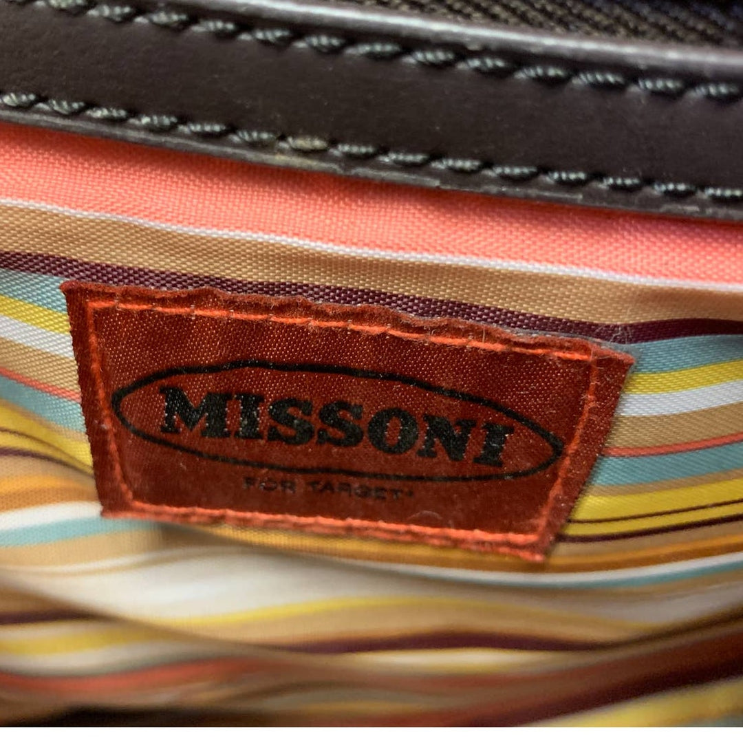 Missoni for Target Chevron Stripe Crossbody Shoulder Bag Purse Lots of Pockets