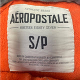 Aeropostale Mens Small Long Sleeve Cotton Blend Sweatshirt Hoodie Pockets