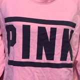 Victoria's Secret PINK Womens Medium Cotton Blend Long Sleeve Sweatshirt