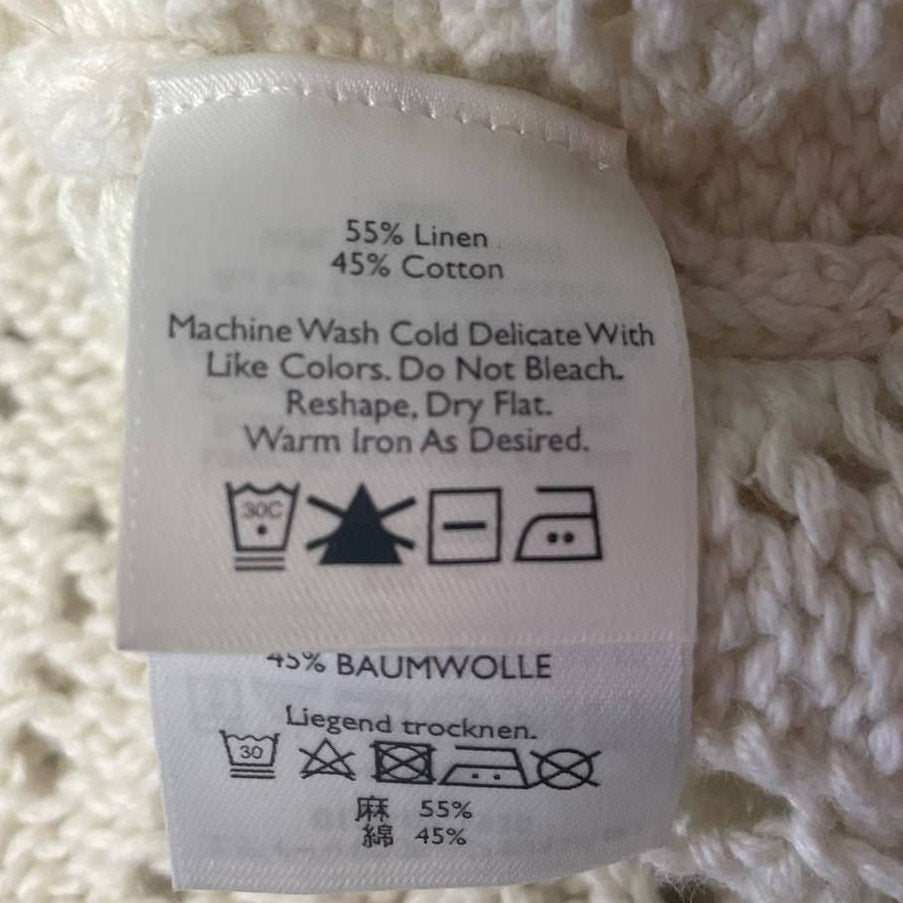 Eddie Bauer Womens Medium Long Sleeve Two Button Cotton Blend Cardigan Sweater