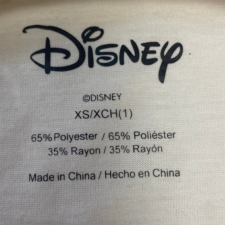 Disney Child XS Always Be Unique Stitch Short Sleeve Cotton Blend Tee Shirt