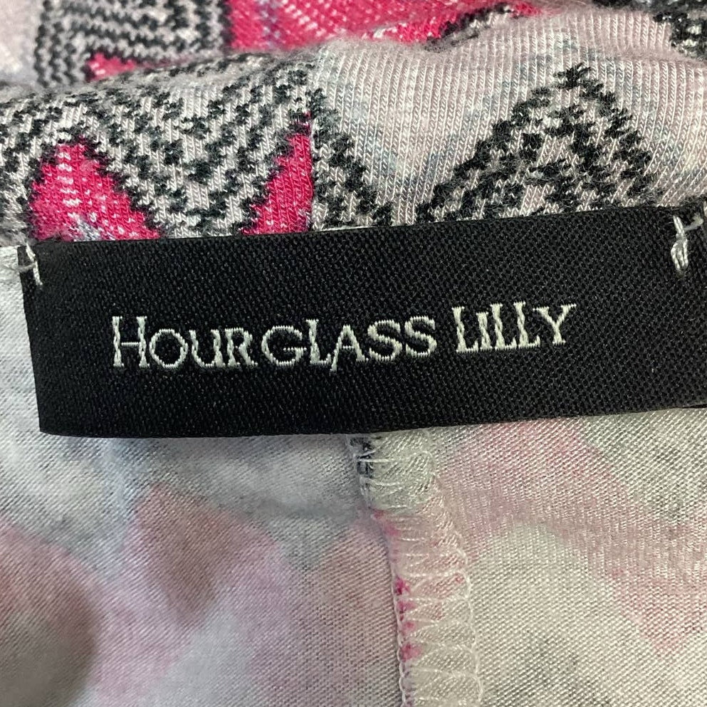 Hourglass Lilly Medium Chevron Stripe PolyBlend Handkerchief Stretchy Skirt