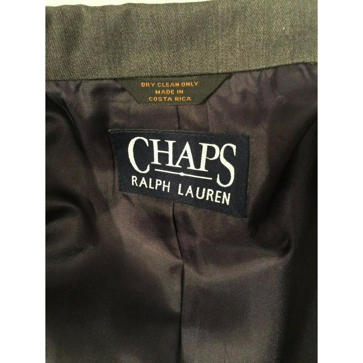 Chaps Ralph Lauren Costume MISSING BUTTONS 41R GRAY Tuxedo Jacket
