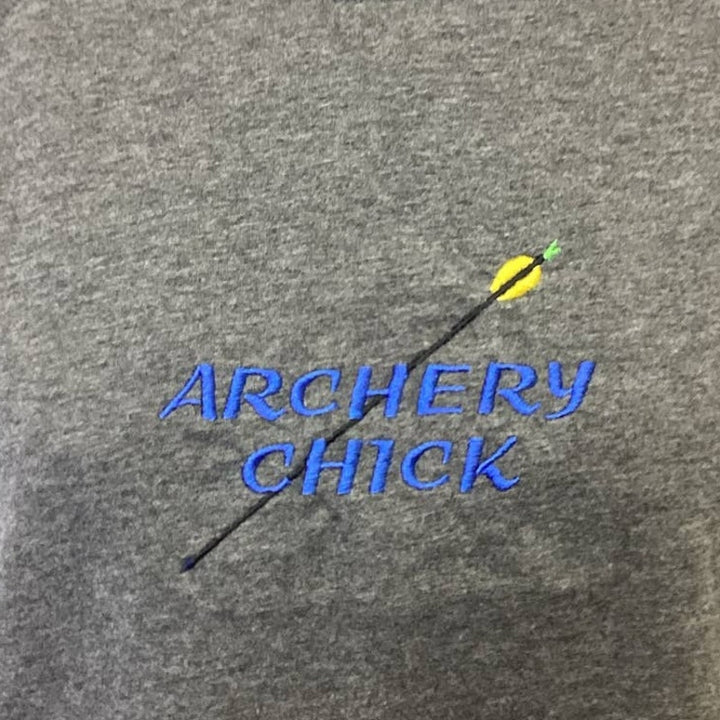 Danskin Womens XXL Archery Chick Short Sleeve Cotton Blend Crew Neck Tee Shirt