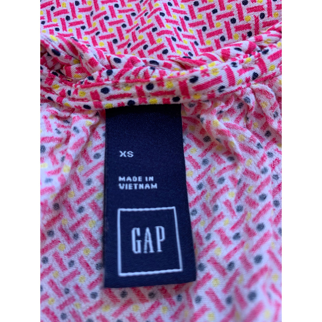 GAP Loft 2 XS Sleeveless Striped Geometric Pattern Summer Tank Tops Blouses