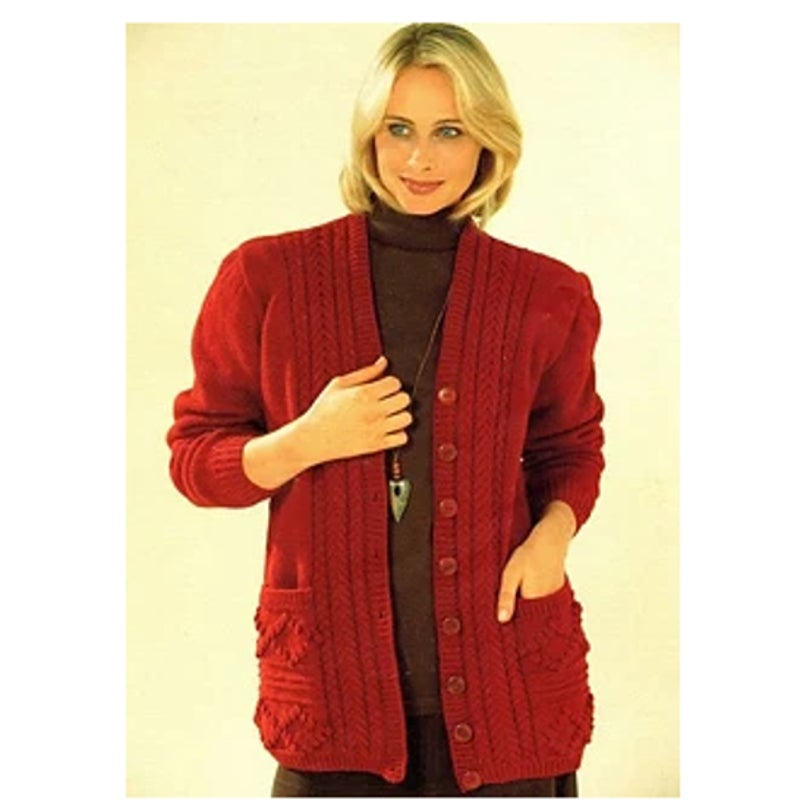 New Sirdar 5544 Country Style Cardigan Sweater Double Knitting Pattern