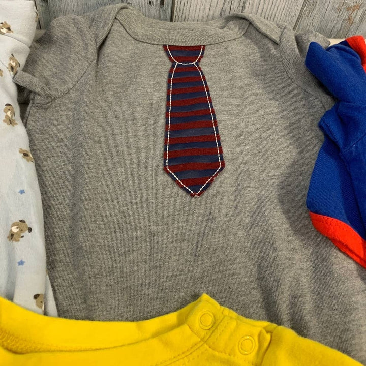Lot of 5 Child of Mine Carters Circo 3-6 Mos Boys One Piece Tops Sleepwear