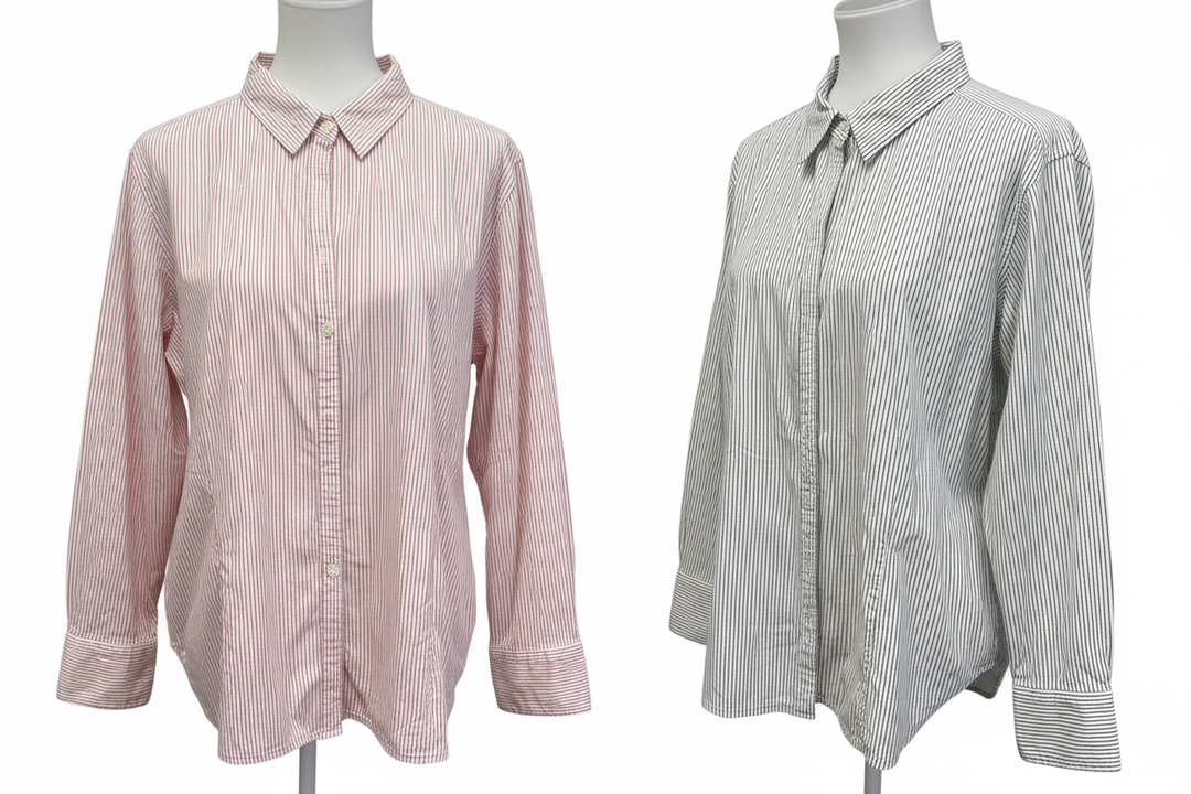 Two IZOD Striped Shirts