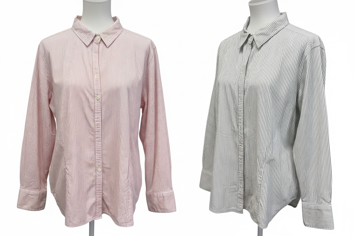 Two IZOD Striped Shirts